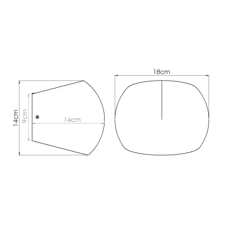 Applique GLOBE béton