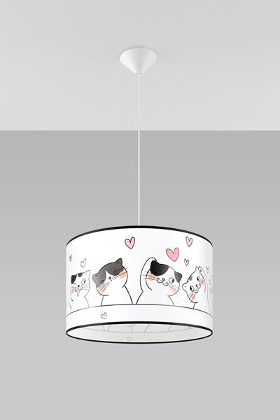 CAT 40 lampe suspendue + 1x ampoule LED E27 4000K Cold 7.5W 650lm