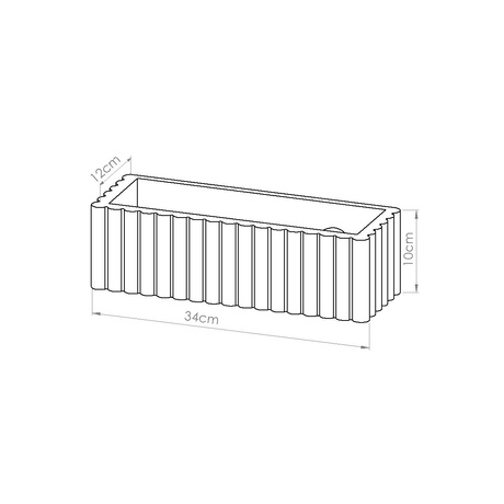 Applique en céramique RIGATA outremer