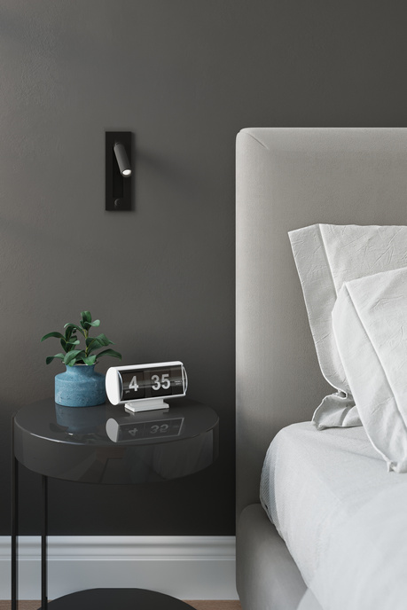 Applique ENIF noire + 1x ampoule LED G9 3000K Warm 4.5W 510lm