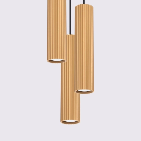 Lampe suspendue KARBON 3P or