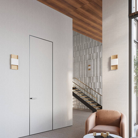 Applique DURLIN or/blanc + 2x ampoule LED G9 4000K Cold 4.5W 460lm