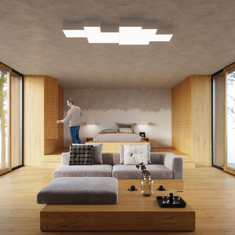 Lampa wisząca HORUS 35 biały