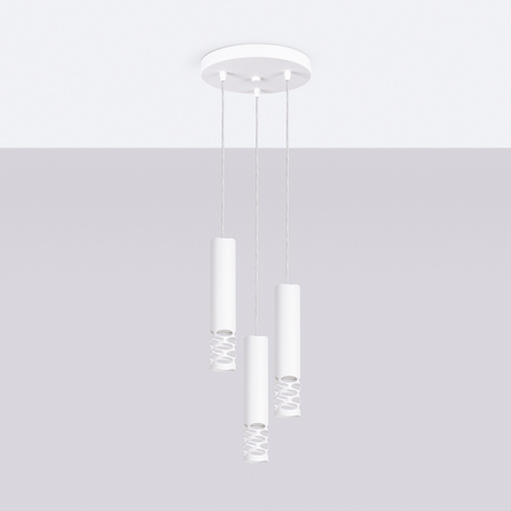 Lampe suspendue LIRO 3P blanc