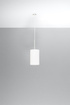 Lustre OTTO 15 blanc +1x ampoule LED E27 4000K Froid 7.5W 650lm