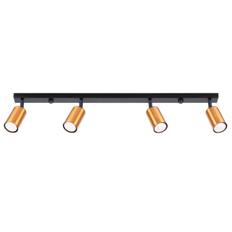 Plafonnier WINX 4L noir/cooper