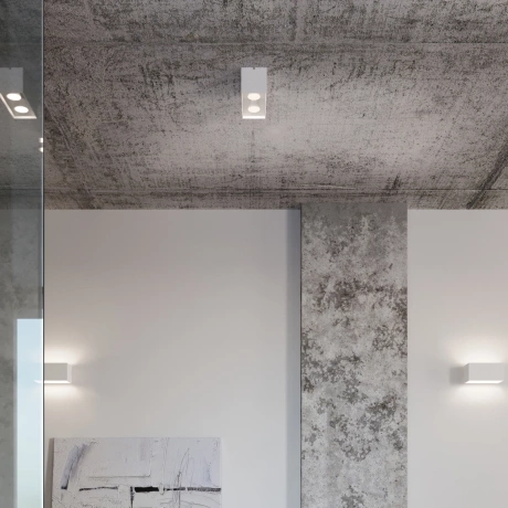 Plafonnier QUAD blanc