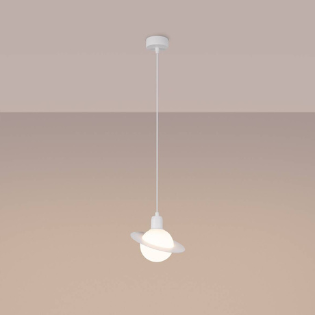 Lampe suspendue HYPERION 1 blanc + 1x ampoule LED G9 3000K Warm 4,5W 450lm