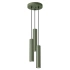 Lampe pendante LAGOS 3P vert olive