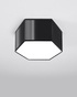 Plafond SUNDE 15 noir + 2x ampoule LED E27 4000K Froid 7.5W 650lm