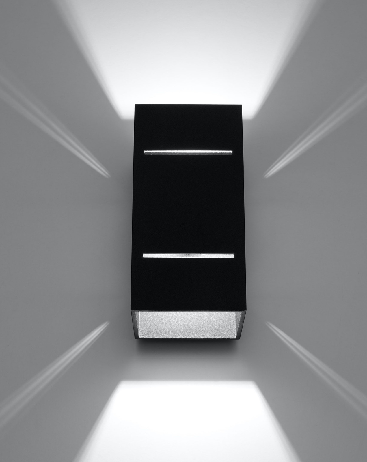 Applique BLOCCO noir + 1x ampoule LED G9 4000K Cold 4.5W 530lm