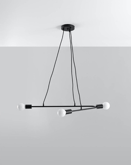 Lampa wisząca ASTRAL 3 czarna