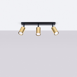 Plafonnier WINX 3 noir/cooper