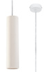 NANCY lampe suspendue en céramique blanche + 1x ampoule LED GU-10 4000K froide 7W 630lm