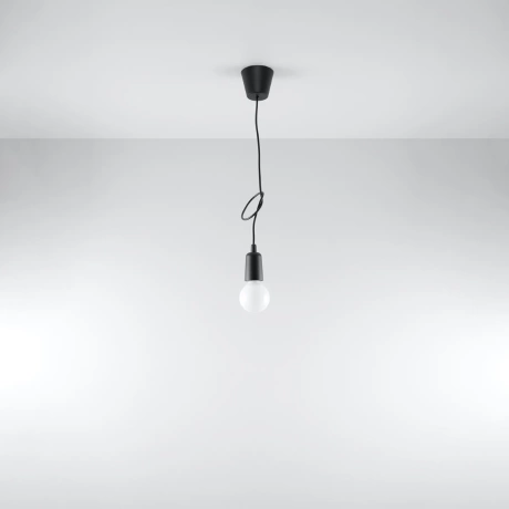 Lampe pendante DIEGO 1 noir