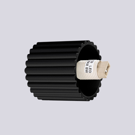 Applique HALO noir IP44