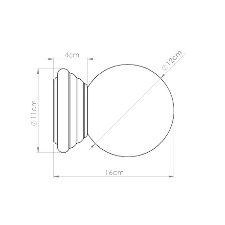 Applique ZORI jaune IP44