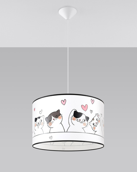 CAT 40 lampe suspendue + 1x ampoule LED E27 3000K Warm 7.5W 620lm