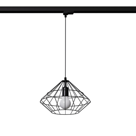 Lampe suspendue UMBERTO noir E27