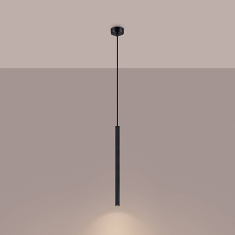 ARCHE 1 lampe suspendue noire + 1x ampoule LED G9 4000K Cold 4,5W 460lm