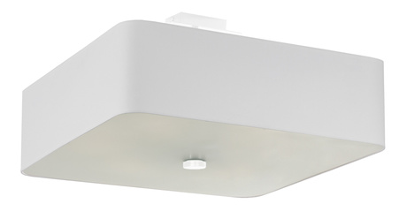 Plafond LOKKO 45 blanc + 5x ampoule LED E27 4000K Froid 7.5W 650lm