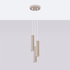 Lampe suspendue KARBON 3P taupe