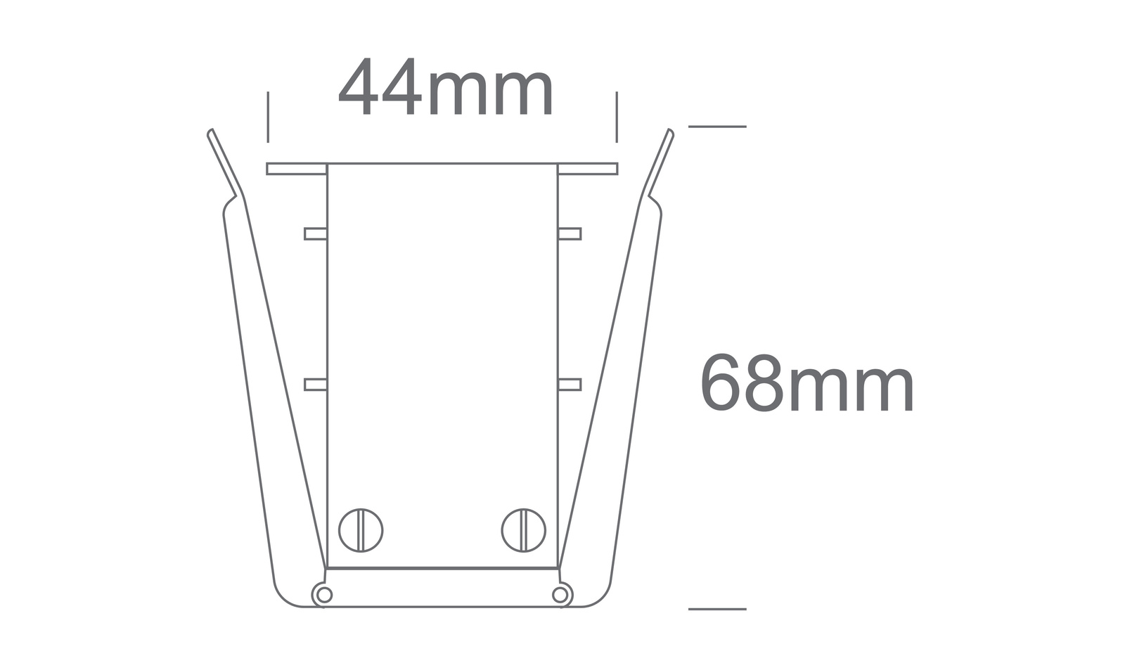 Rail magnétique encastré 2m noir MIDI ON/OFF DALI 48V