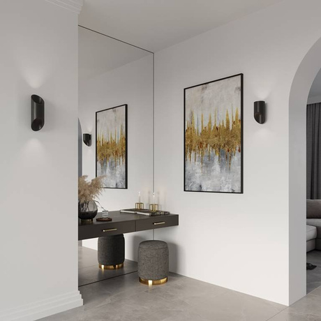 Applique PENNE 30 noir + 1x ampoule LED G9 4000K Cold 4,5W 530lm