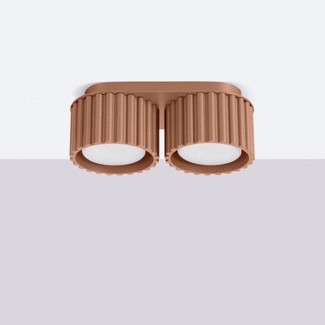 Plafonnier AURA 2 moka Gx53