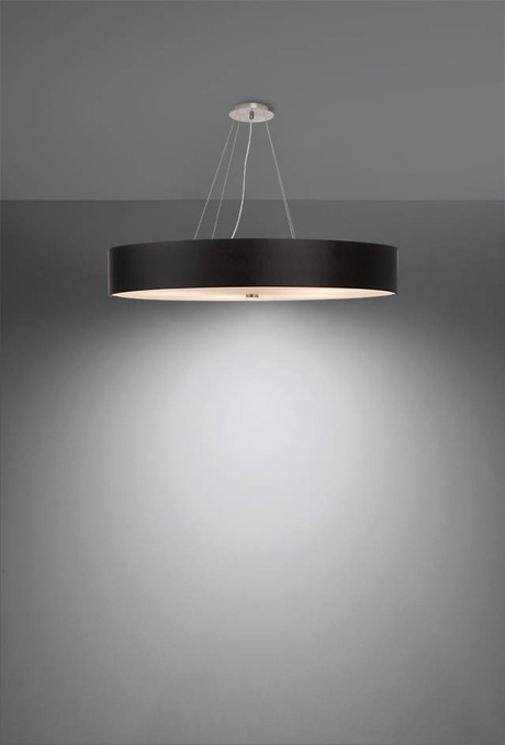 Lustre SKALA 90 noir + 6x ampoule LED E27 4000K Froid 7.5W 650lm