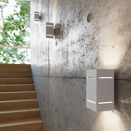 Applique BLOCCO blanc + 1x ampoule LED G9 3000K Warm 4.5W 510lm