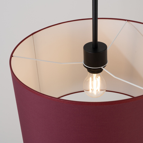Lampe pendante NEVIA bordeaux