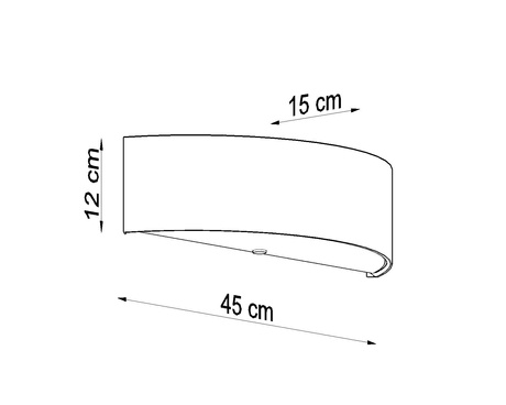 Applique SKALA blanc + 2x ampoule LED E27 3000K Warm 7.5W 620lm
