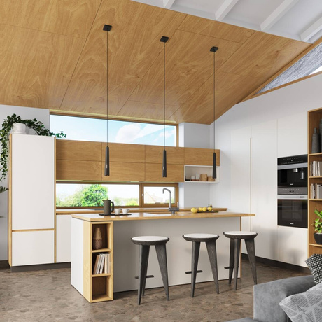 Lampe suspendue PRYSM 1 noire + 1x ampoule LED G9 3000K Warm 4,5W 450lm