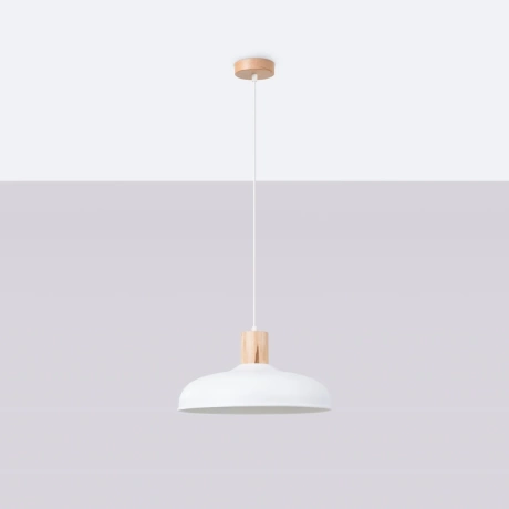 Lampe suspendue INDY blanc