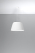 Lustre CONO 45 blanc + 3x ampoule LED E27 3000K Warm 7.5W 620lm
