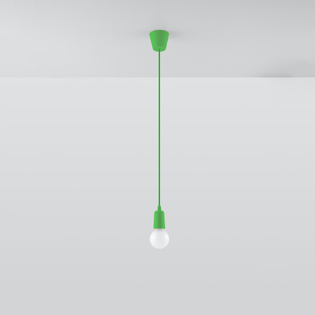 Lampe suspendue DIEGO 1 vert