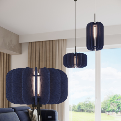 Lampe suspendue MULA 27 navy