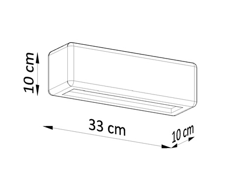 Applique en céramique SUBANI blanc + 1x ampoule LED E27 4000K Froid 7.5W 650lm