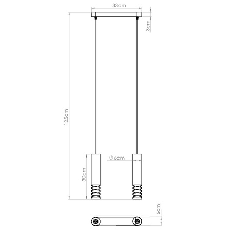 Lampe suspendue LAMI 2 blanc