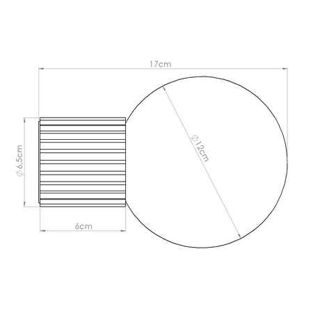 Applique HALO ultramarine IP44