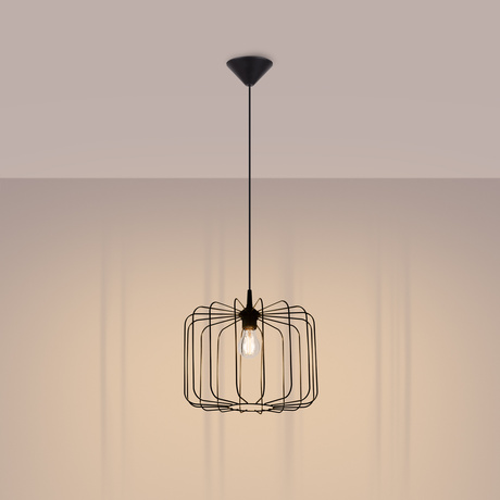 Lampe suspendue SKAAR noir