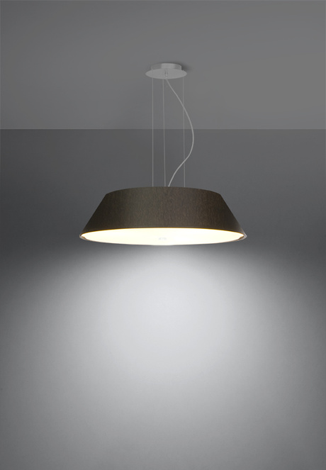 Lustre VEGA 60 noir + 5x ampoule LED E27 4000K Froid 7.5W 650lm