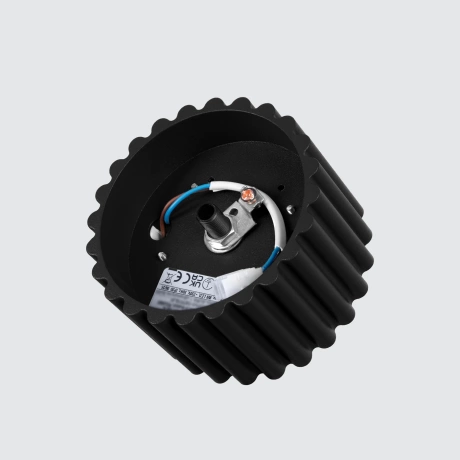 Plafonnier AURA 1 noir Gx53