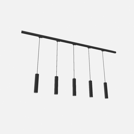 Lampe suspendue, 5 points, système de rail triphasé, LAGOS
