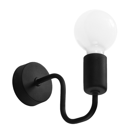 Applique VECTOR noir + 1x ampoule LED E27 4000K Froid 7.5W 650lm