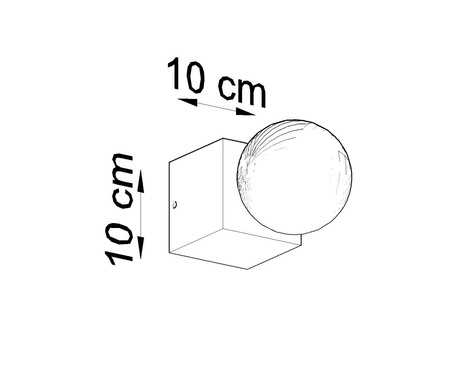 Applique ARIZ bois naturel + 1x ampoule LED E27 3000K Warm 7.5W 620lm