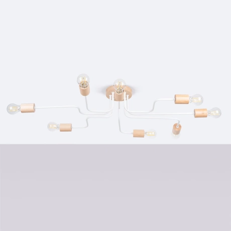 Lustre TIMBO 8 blanc