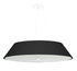 Lustre VEGA 70 noir + 5x ampoule LED E27 3000K Warm 7.5W 620lm