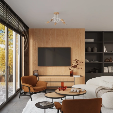 Lustre EMBER 5 blanc